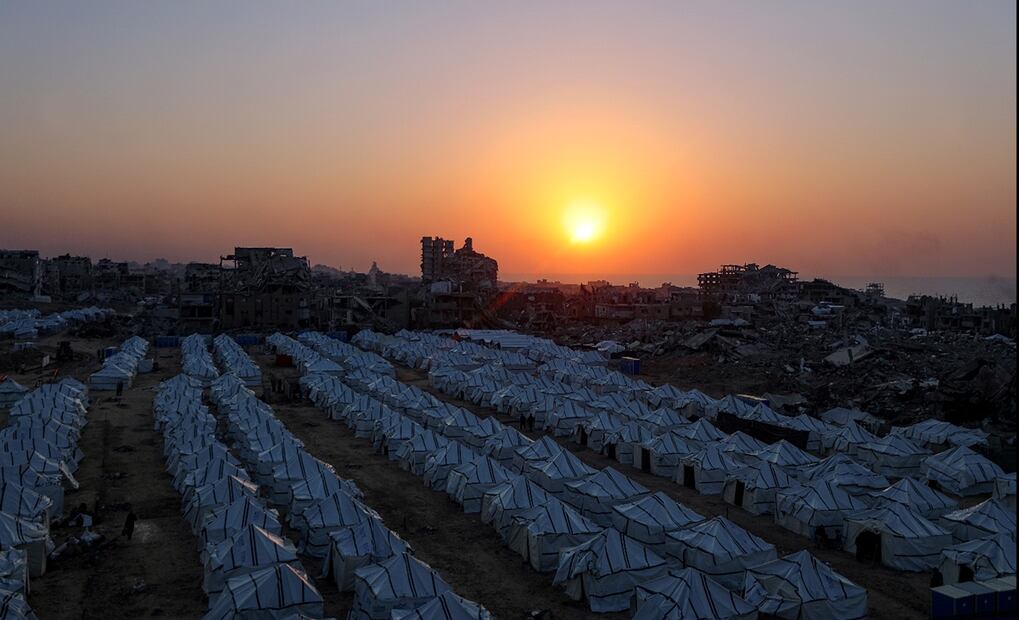  Desplazados de Gaza. Foto: EFE