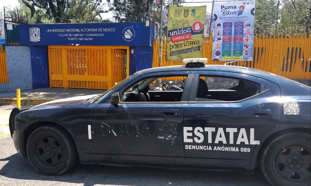 Se implementará en CCH Naucalpan la colocación de 64 cámaras de videovigilancia, botones de emergencia, arcos detectores de metales e instrumentos portátiles para detectar ingreso de armas (7 de abril de 2025). Foto: Rebeca Jiménez/EL UNIVERSAL