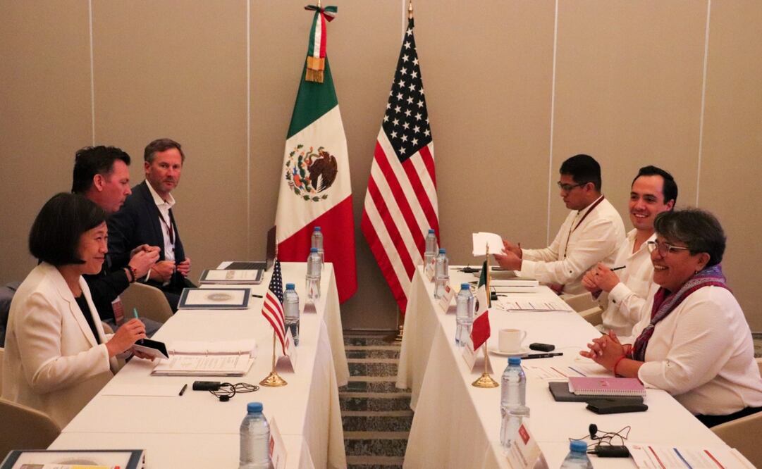 Katherine Tai, representante de Comercio de EU, pidió a México cumplir cabalmente sus compromisos en el acuerdo comercial, incluidos los energéticos, donde mantienen una disputa desde julio de 2022. Foto: Especial