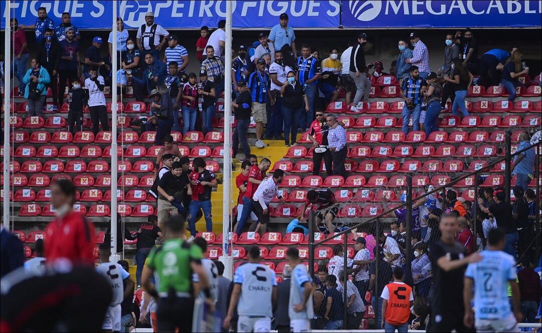 LA VIOLENCIA SE PRESENTÓ EN EL ESTADIO CORREGIDORA - FOTO: IMAGO7