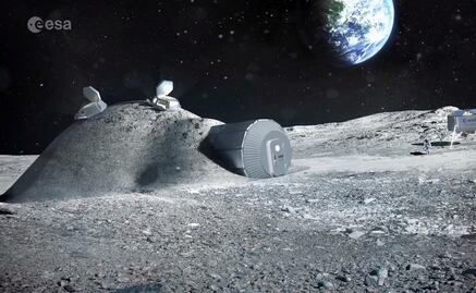 Planean construcción de hábitats en la Luna, hechos de polvo 