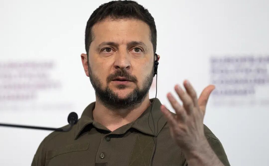 El presidente de Ucrania, Volodimir Zelensky, en la cumbre de la Comunidad Política Europea en Bulboaca, cerca de Chisinau, Moldavia. Foto: AP