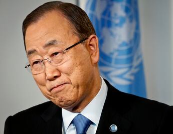 Ban Ki-moon llega a última cumbre al frente de Naciones Unidas