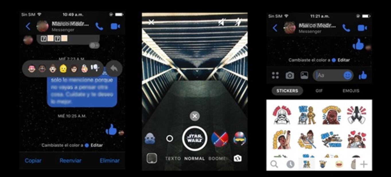  Así puedes activar el tema de Star Wars en Facebook Messenger