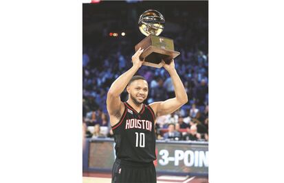 Gordon es el mejor desde la línea de 3