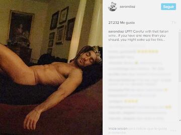 Sorprende foto de Aaron Díaz desnudo