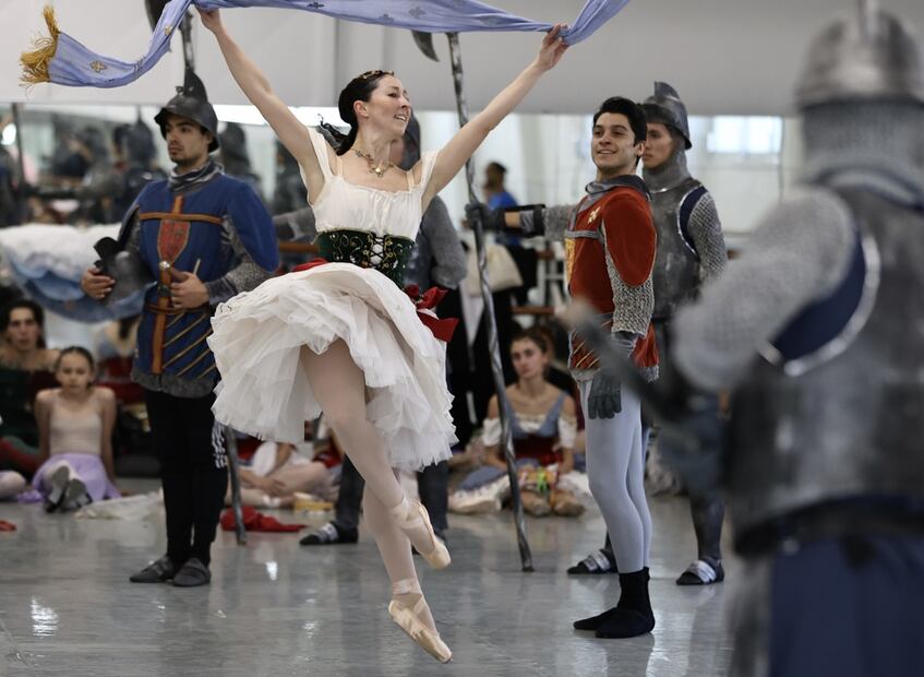 La bailarina Blanca Ríos de la CND. Foto: Berenice Fregoso/ El universal.