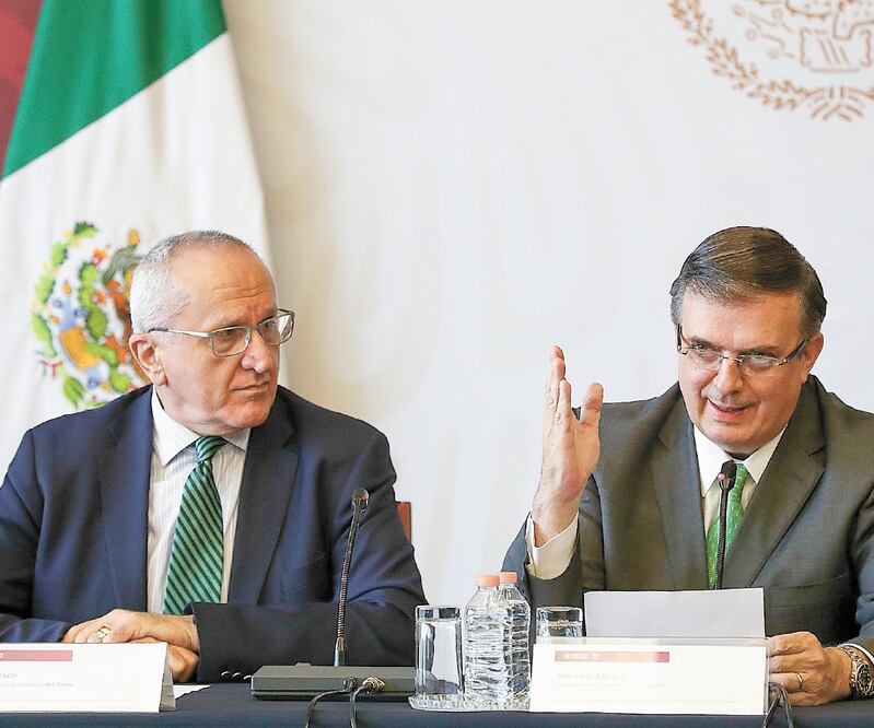 La Subsecretaría para América del Norte, que encabeza Jesús Seade (izq.), inició a través de los consulados de México una estrategia para impulsar la aprobación del T-MEC en el Congreso de Estados Unidos. Foto: ARCHIVO EL UNIVERSAL