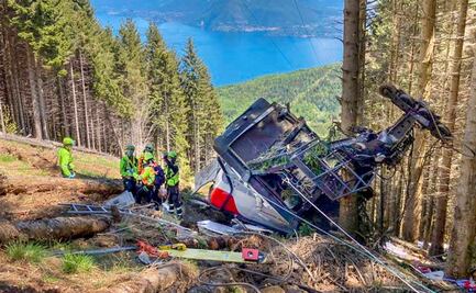 Detienen a 3 personas por caída de teleférico en Italia; sabían de anomalías 
