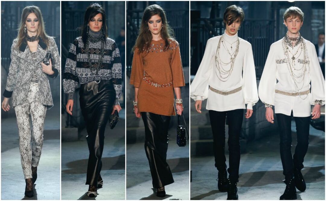 Los trajes de dos piezas y el tweed fueron reinterpretados a la manera de las actrices más icónicas de los 50 y 60