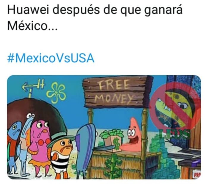 Los memes de la promoción de Huawei y la victoria de México