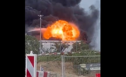 Registran incendio tras explosión de edificio en Aeropuerto de Ginebra, Suiza 