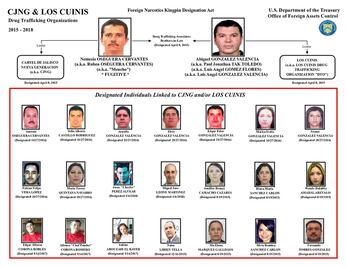 Exesposa de un líder de “Los Cuinis” se declara culpable en EU de violar sanciones; pagó escuela de su hijo con dinero del narco