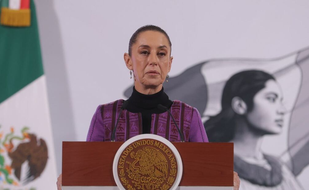La presidenta Sheinbaum Pardo anunció la ampliación de la demanda que tiene el Gobierno de México contra las armadoras de Estados Unidos “por complicidad”, luego de que Estados Unidos declaró como terroristas a seis cárteles mexicanos. Foto: Gabriel Pano / EL UNIVERSAL