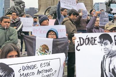 Entre la desaparición forzada y #MarcoAntonio