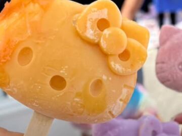 ¿Qué puedes comer en el mercado de Hello Kitty?