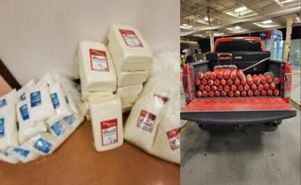 Incautan en frontera México-EU grandes cargamentos de mortadela y de queso