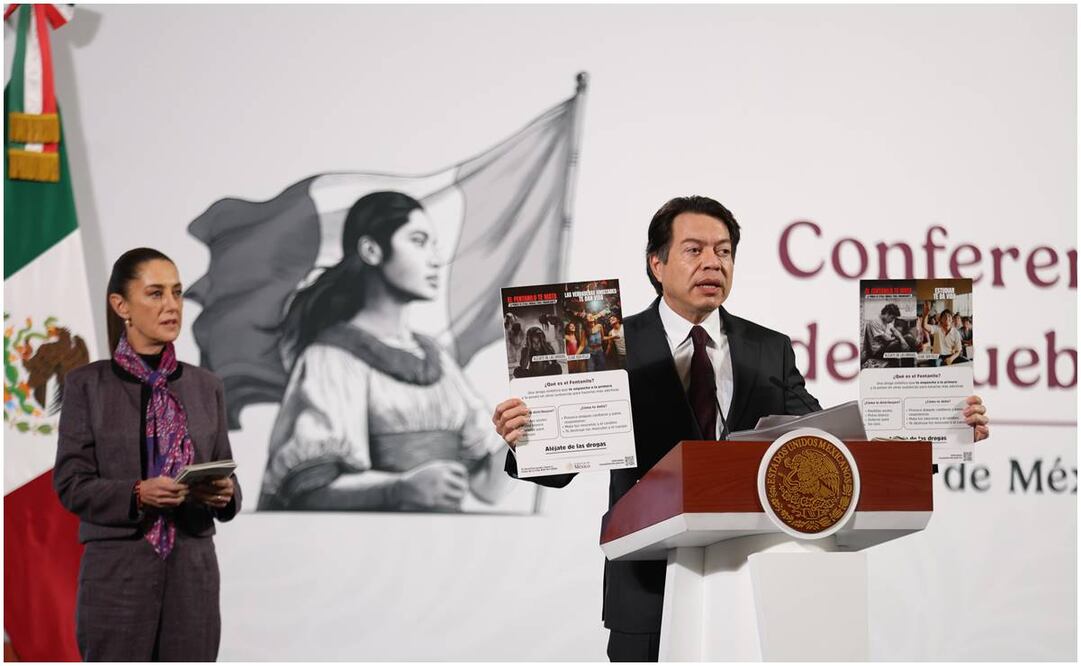 Mario Delgado, titular de la SEP, indicó que la Presidenta propuso que las escuelas se convirtieran en un espacio para la promoción de la salud. Foto: Diego Simón / EL UNIVERSAL