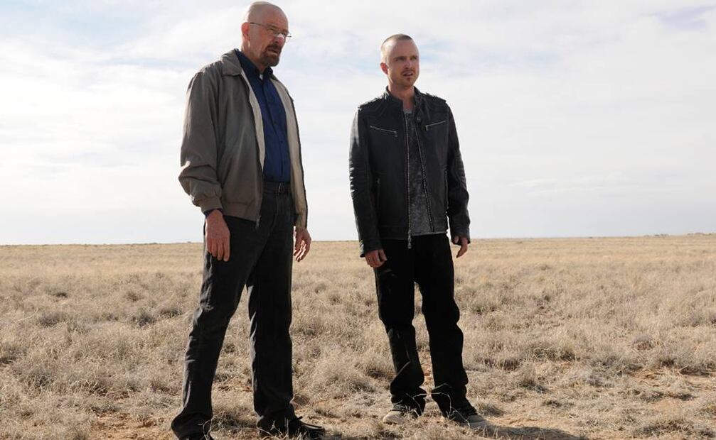 Bryan Cranston y Aaron Paul fueron los protagonistas de Breaking Bad. Foto: Especial