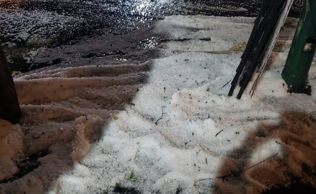 Inundaciones y granizo en CDMX por fuertes lluvias. (03/07/25) Foto: Especial