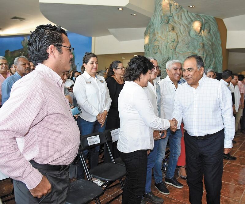 En la presentación del programa de financiamiento, el mandatario Héctor Astudillo destacó que se incentivará la política industrial y tecnológica. ESPECIAL