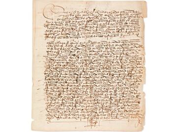 Mexican authorities have yet to contact U.S. auction house about stolen Hernán Cortés manuscript