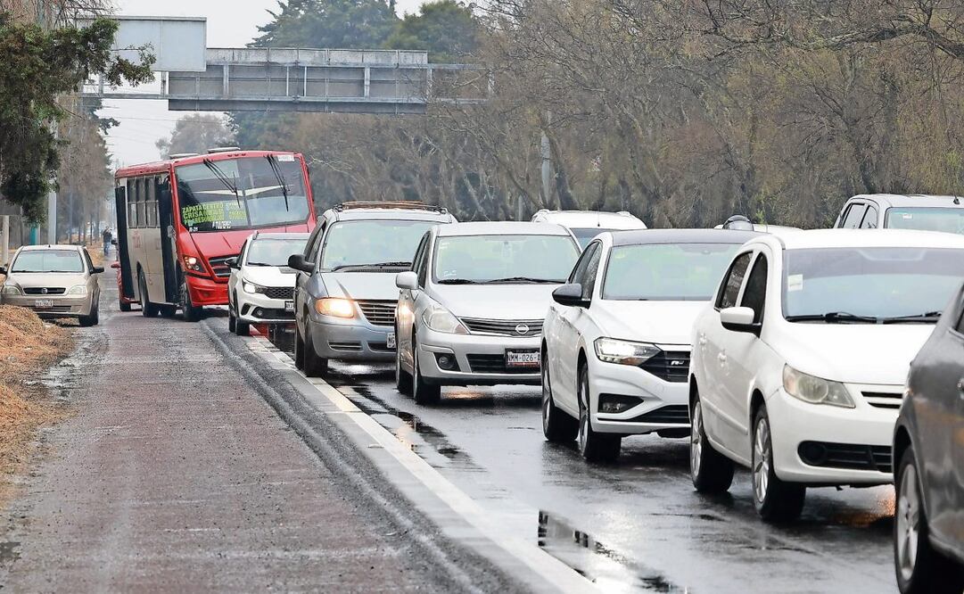 La IP dijo que las autoridades no informaron de los bloqueos. (20/02/2025) Foto: Alejandro Vargas | El Universal