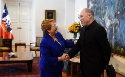 Michelle Bachelet recibe a Rubén Blades