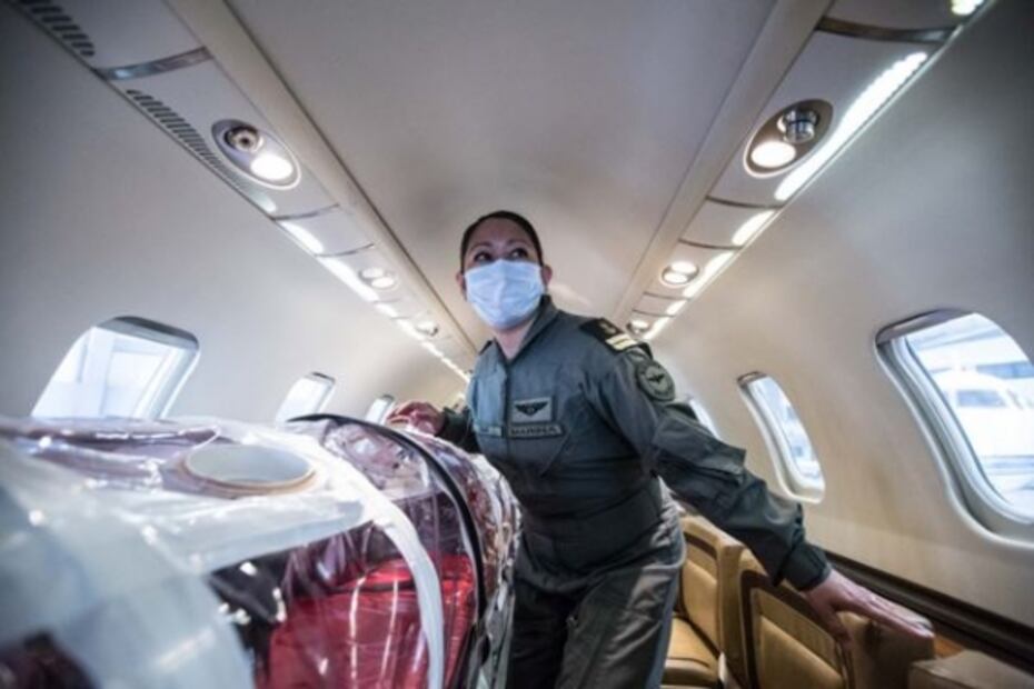 Mexico’s air ambulances soar into the sky to help patients with COVID-19