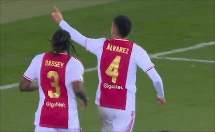 Edson Álvarez marca el gol del triunfo para el Ajax ante el Vitesse