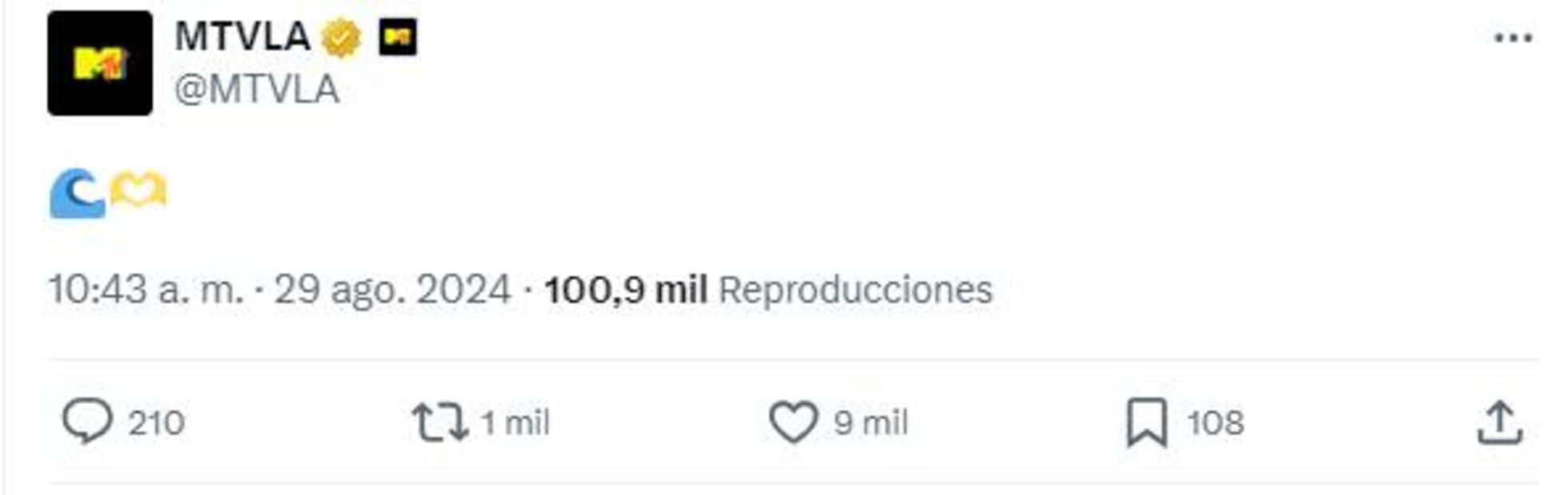 MTVLA externa su apoyo a Team Mar, equipo contrario a Ricardo Peralta.