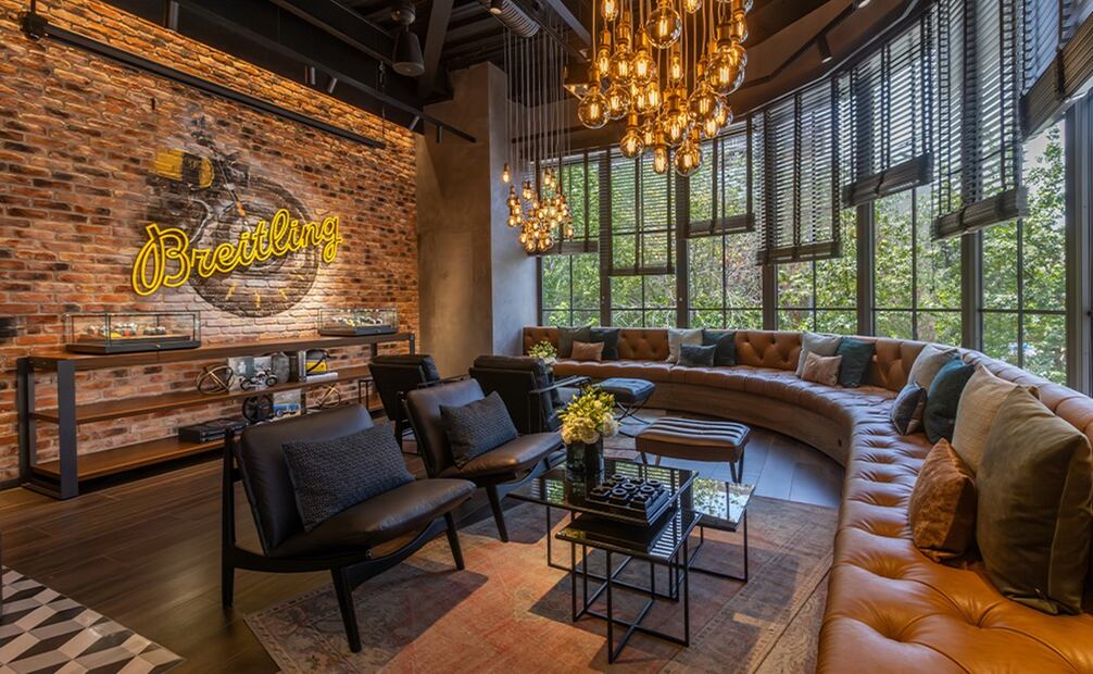 Los espacios de la Flagship Store de Breitling en México. Foto: Cortesía
