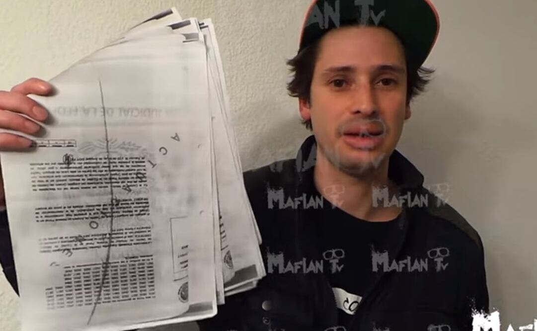 Mario Sáenz se defendió a través de un video difundido en redes sociales, argumentando que él no estuvo con la joven el día de su muerte y tiene testigos (ESPECIAL)