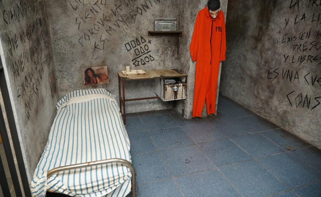 En el escape room Altiplano: La Fuga, debes huir de una cárcel de máxima seguridad. (Foto: Héptor Arjona. EL UNIVERSAL)