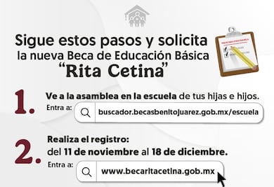 El lunes inicia registro para la beca “Rita Cetina Gutiérrez”; consulta aquí los requisitos