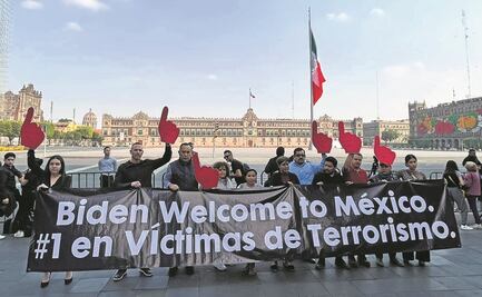 Activistas exigen ante Biden declarar terroristas a narcotraficantes