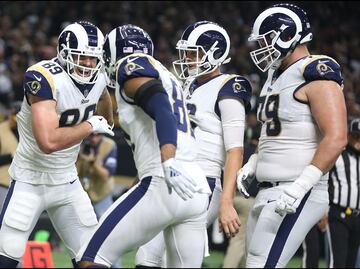 Rams derrotan a los Saints en tiempo extra y van al Super Bowl LIII