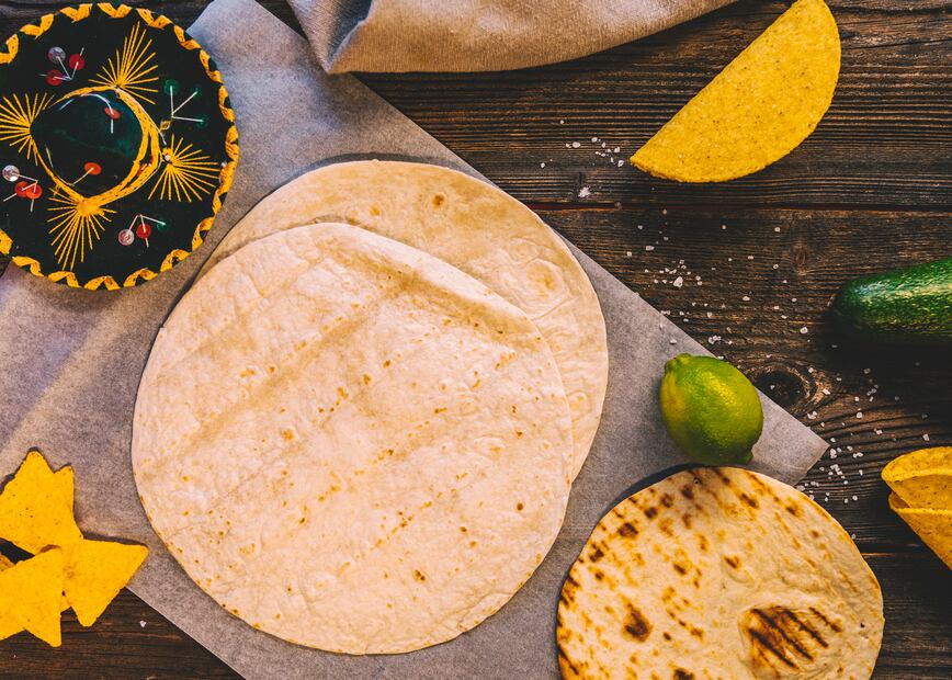 Tortilla de maíz. Foto: Freepik