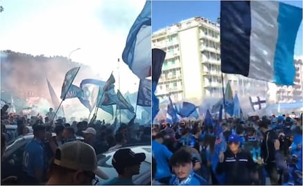 VIDEO: ¡Locura! Fanáticos del Napoli preparan fiesta en la ciudad previo a juego por el título