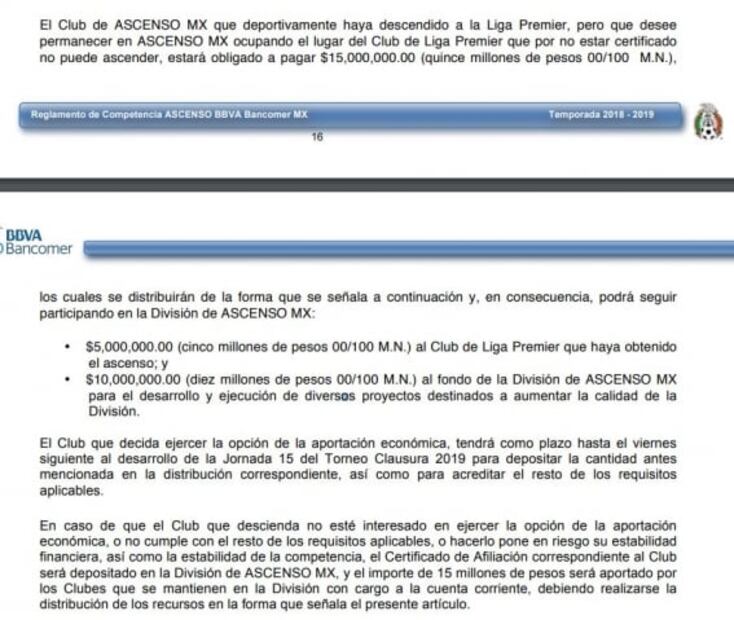 Se consuma el descenso del Tampico Madero