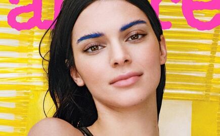 Kendall Jenner impacta con cejas azules para la nueva portada de Allure