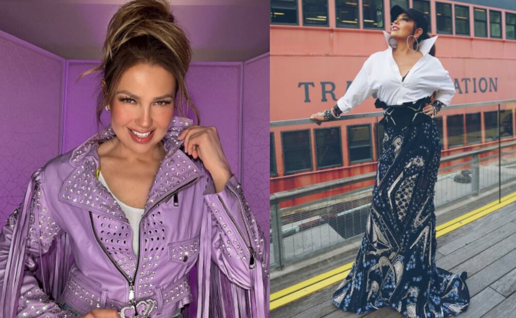 Thalía se ha caracterizado por su estilo fresco y original al vestir. Fotos: IG @thalia