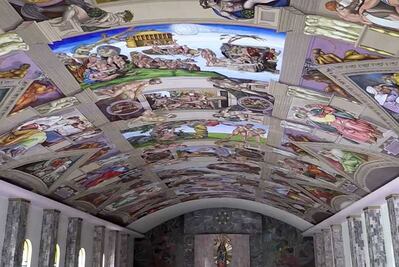 El “Miguel Ángel mexicano” que replicó la Capilla Sixtina