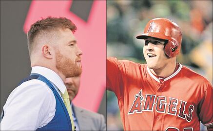 Mike Trout, el beisbolista que mandó a la lona al 'Canelo'
