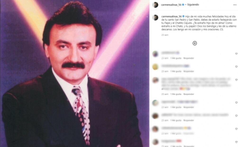 Carmen Salinas por fin se reencuentra con su hijo, fallecido hace 27 años 