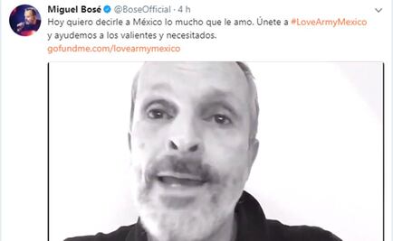 Miguel Bosé está orgulloso de México