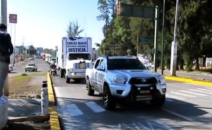 Campesinos y transportistas se manifiestan en Palacio Nacional; exigen seguridad y freno a la corrupción