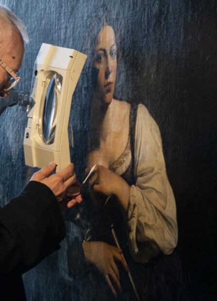 Exhiben restauración de un Caravaggio