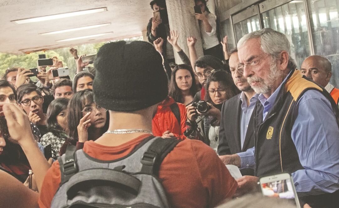 Graue aseguró que siempre serán escuchadas y atendidas las peticiones de los estudiantes. Foto: Archivo/ EL UNIVERSAL