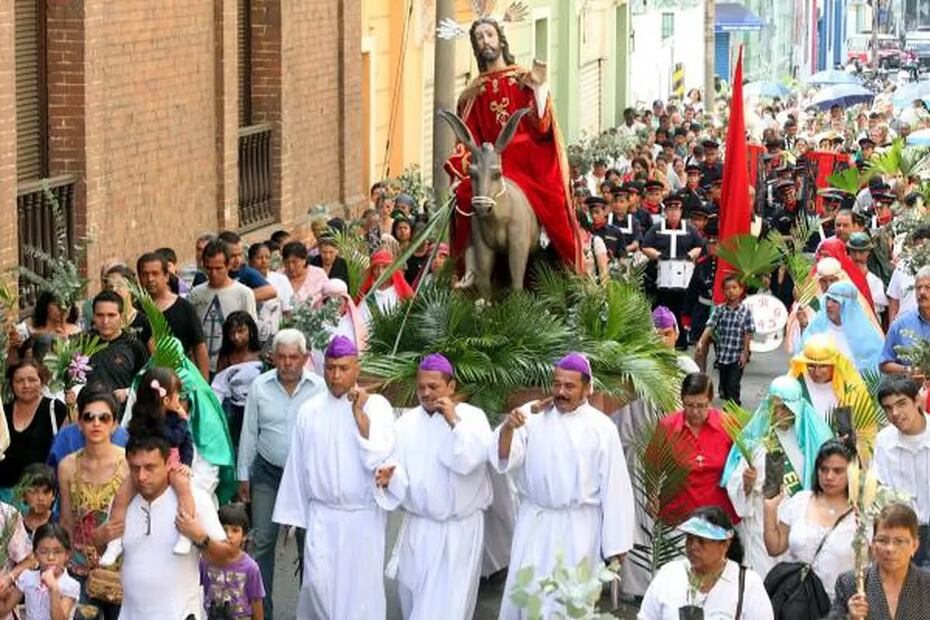 La Semana Santa comienza el Domingo de Ramos y termina el Domingo de Resurrección. FOTO: El Tiempo/GDA